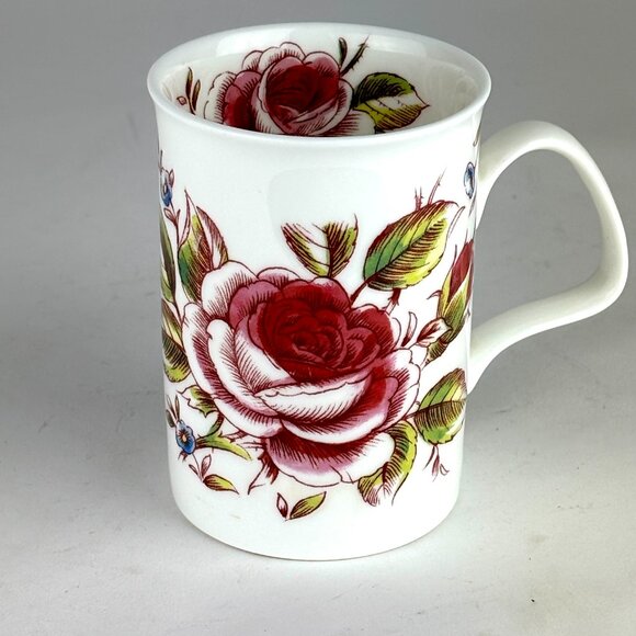 Henley Collection Rose Fine Bone China Mug - Made in England (2008) - Picture 5 of 10